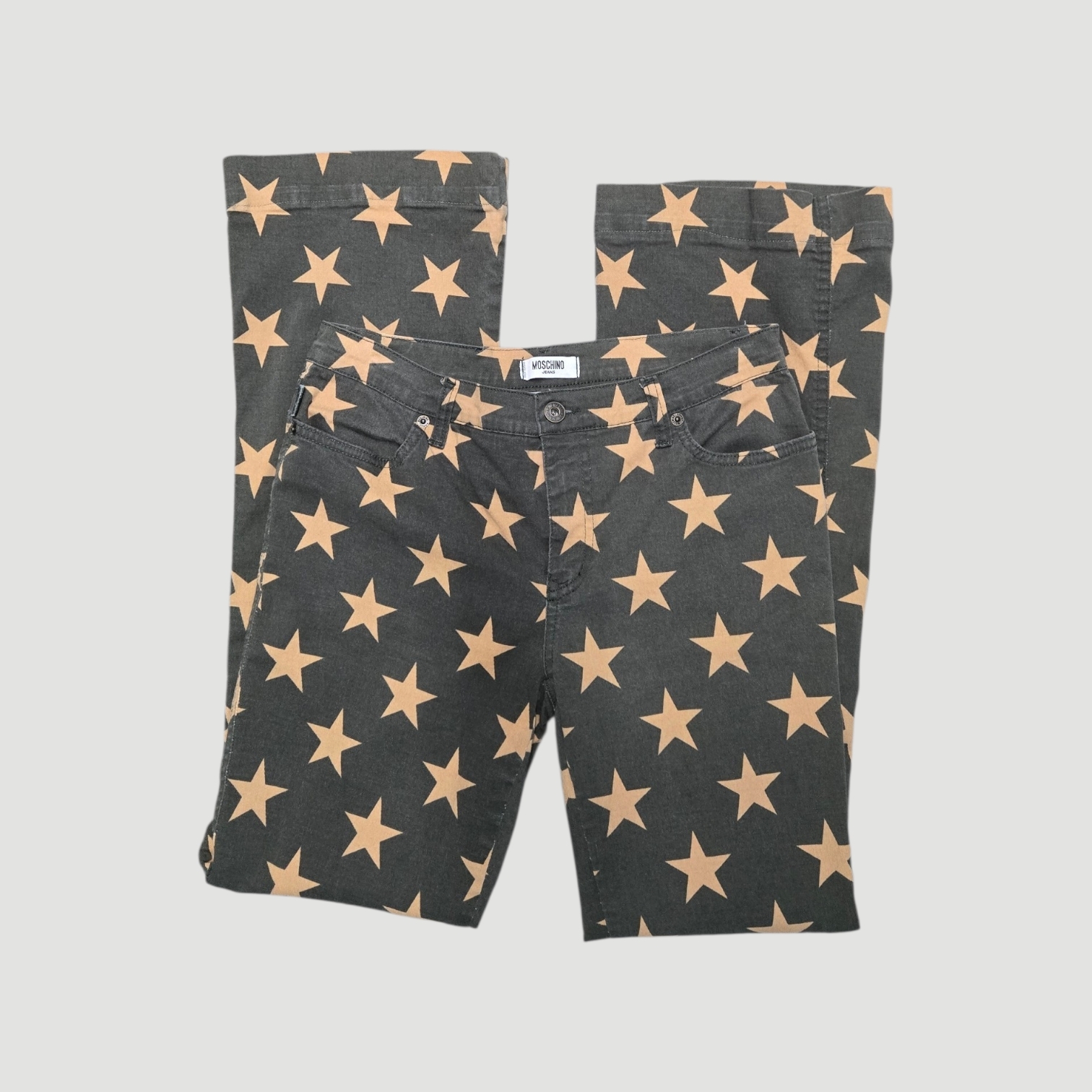 Vintage 90s/2000s Moschino Star Print Jeans